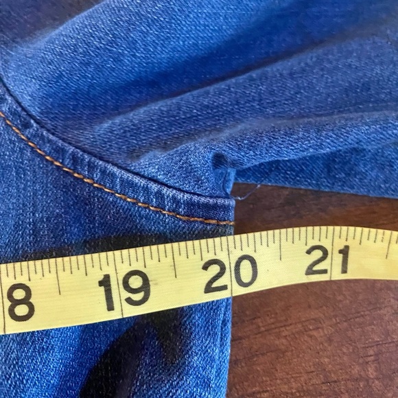 🔥Vintage America Raw Hem Belted Keli Jean Jacket🔥  NWOT - Picture 11 of 13